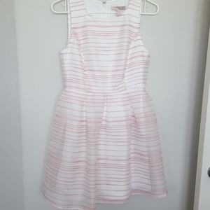 Forever 21 Contemporary Pink Pleated Dress